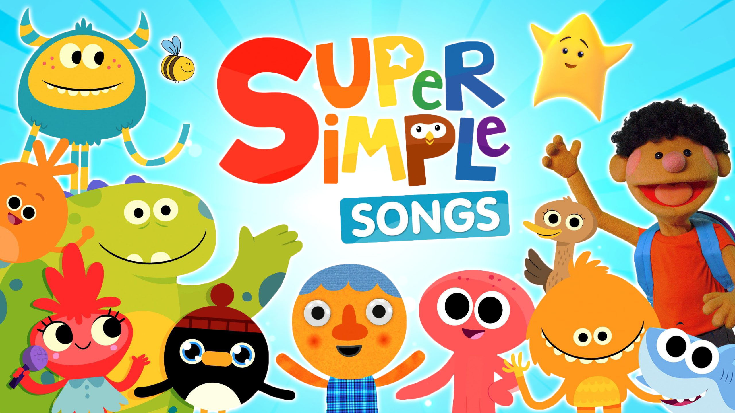 sss英语儿歌启蒙Super Simple Songs(视频 音频 歌词本和闪卡) 合集 第1张